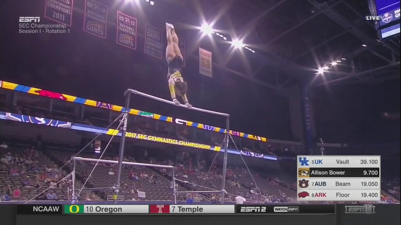 Brooke Kelly (Missouri) 2017 Bars SEC Championships 9.7