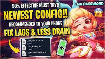 New! Low Device Fix Lags In Mobile Legends Smooth Like iPhone & Less Battery Drain - Patch Clouds