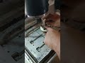 new vmc machine drill program follow #machine #endmill #automobile