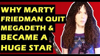 Megadeth: Why Marty Friedman Quit Megadeth &amp; Became a Huge Star In Japan