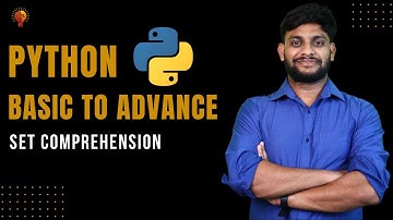 Set Comprehension  | Python Beginner to Advance | Python Tutorial
