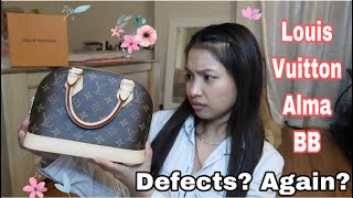 Louis Vuitton Alma BB Monogram Can - Brand New - DEFECTS❗️- What To Watch Out For -Review Alma BB 💫 Louis Vuitton Alma BB Monogram Can - Brand New - DEFECTS❗️- What To Watch Out For -Review Alma BB 💫