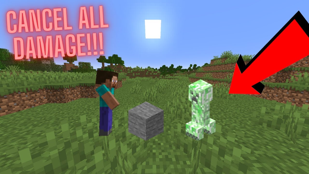 How to BLOCK a Creeper Explosion! (Minecraft) shorts YouTube