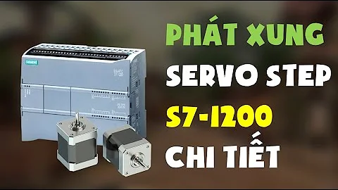 ⚡PLC S7-1200 Servo Step Control | Instructions from A-Z | Relative Running | Absolute Running