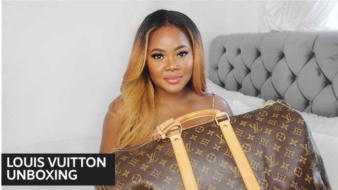 Louis Vuitton Keepall Bandoulière 55 Monogram Duffle Bag Review