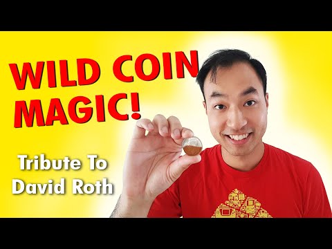 Performing Wild Coin in my Tribute to Coin Magic Legend David Roth!