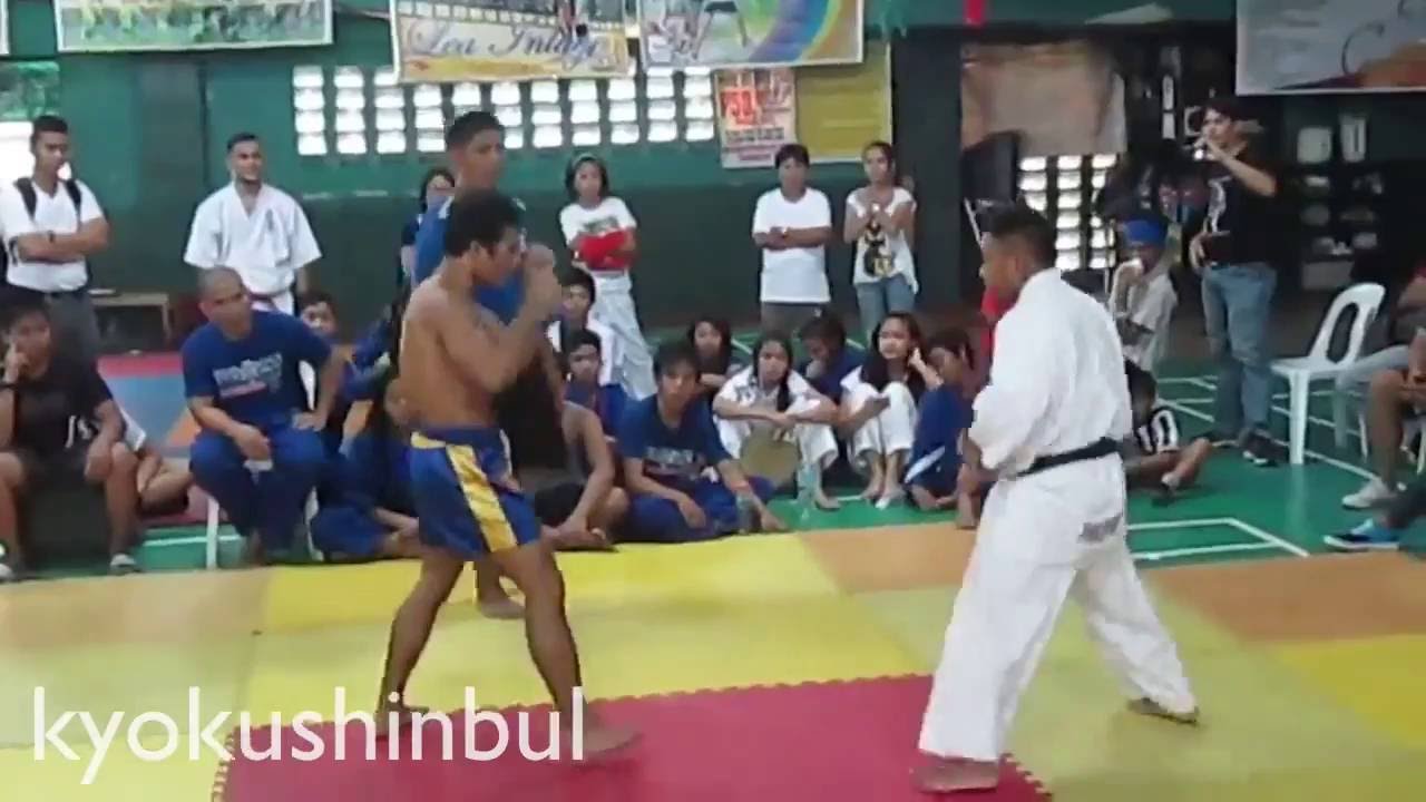 Kyokushin Karate vs Muay Thai - YouTube