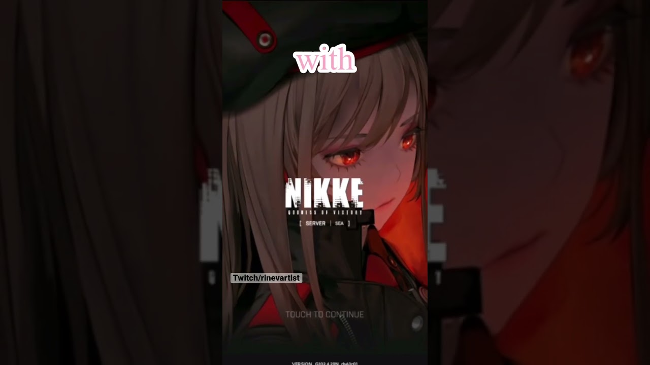 H-hello game…? #vtuber #stream #vtuberen #twitchclips #nikke #anime #twitch