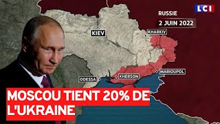 Moscou tient 20% de l'Ukraine