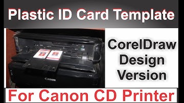 HOW TO DESIGN CANON ID CARD PRINTING TEMPLATE IN COREL DRAW