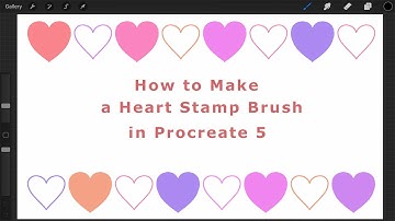 How to Make a Heart Stamp Brush in Procreate 5