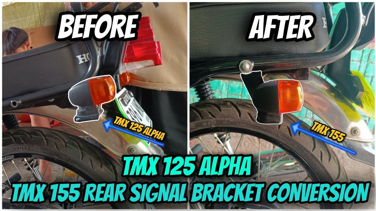 PAANO MAG CONVERT NG TMX 155 SIGNAL LIGHT BRACKET SA TMX 125 ALPHA
