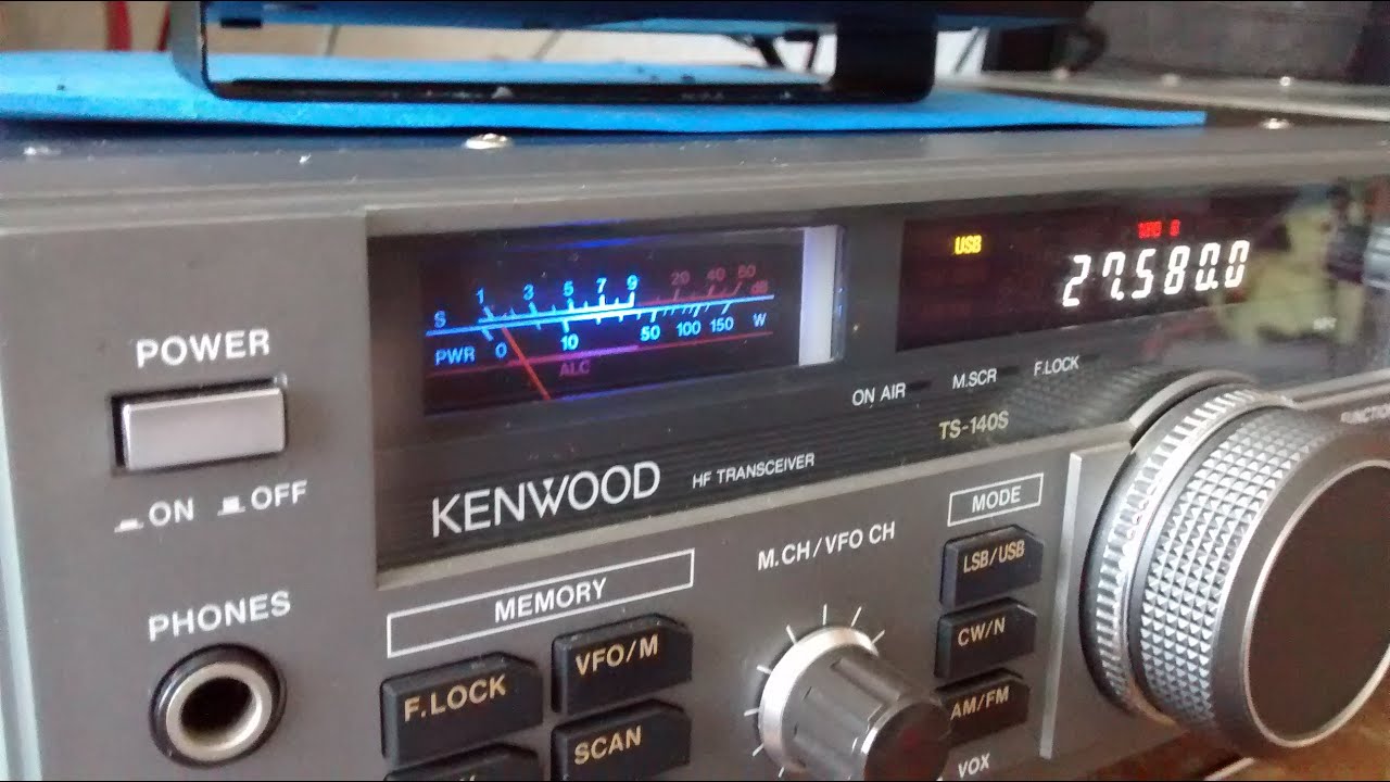 Kenwood TS140S Reparacion por Potencia - YouTube