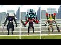 TRAFFICMAN MECHA BOSS ,TV TITAN UPGR VS JUGGERN AUT ASTRO REAL ,SKIBIDI TOILET In Garry's Mod