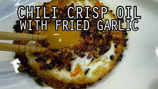 Woo Can Cook | Chili Crisp Oil With Fried Garlic chilioil food cooking recipe