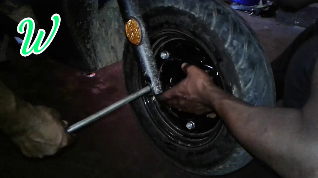 scooty front wheel lock