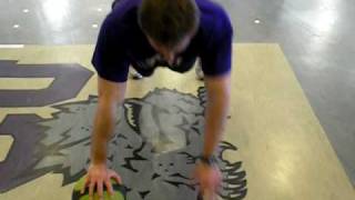 Medball Scap Pushup