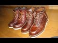 レッドウィング1907とホーキンスワークブーツの比較動画