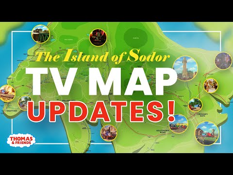 The Island of Sodor Map - May 2021 Updates! Great Waterton, The Wharf, and More — Sodor Explained