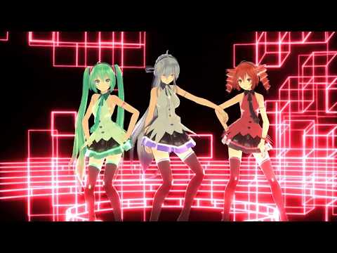 [MMD] STEP(カメラ固定) Japanese ver Tda haku miku teto