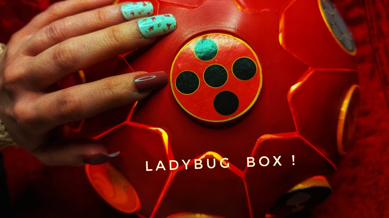 Miraculous Box ASMR- avec la LadyBug Box ! 🎁 #asmr #relaxing # ...