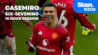 Casemiro SIX SEVEN ✨6️⃣7️⃣✨ 10 hour edition 🔥🐐 6 7 Manchester United hero at Old Trafford