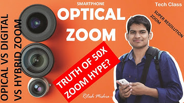 Optical zoom vs Digital zoom vs Hybrid Zoom