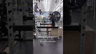 Box squatting all summer 🤍🍑 Building strength, control, and confidence one rep at a time.