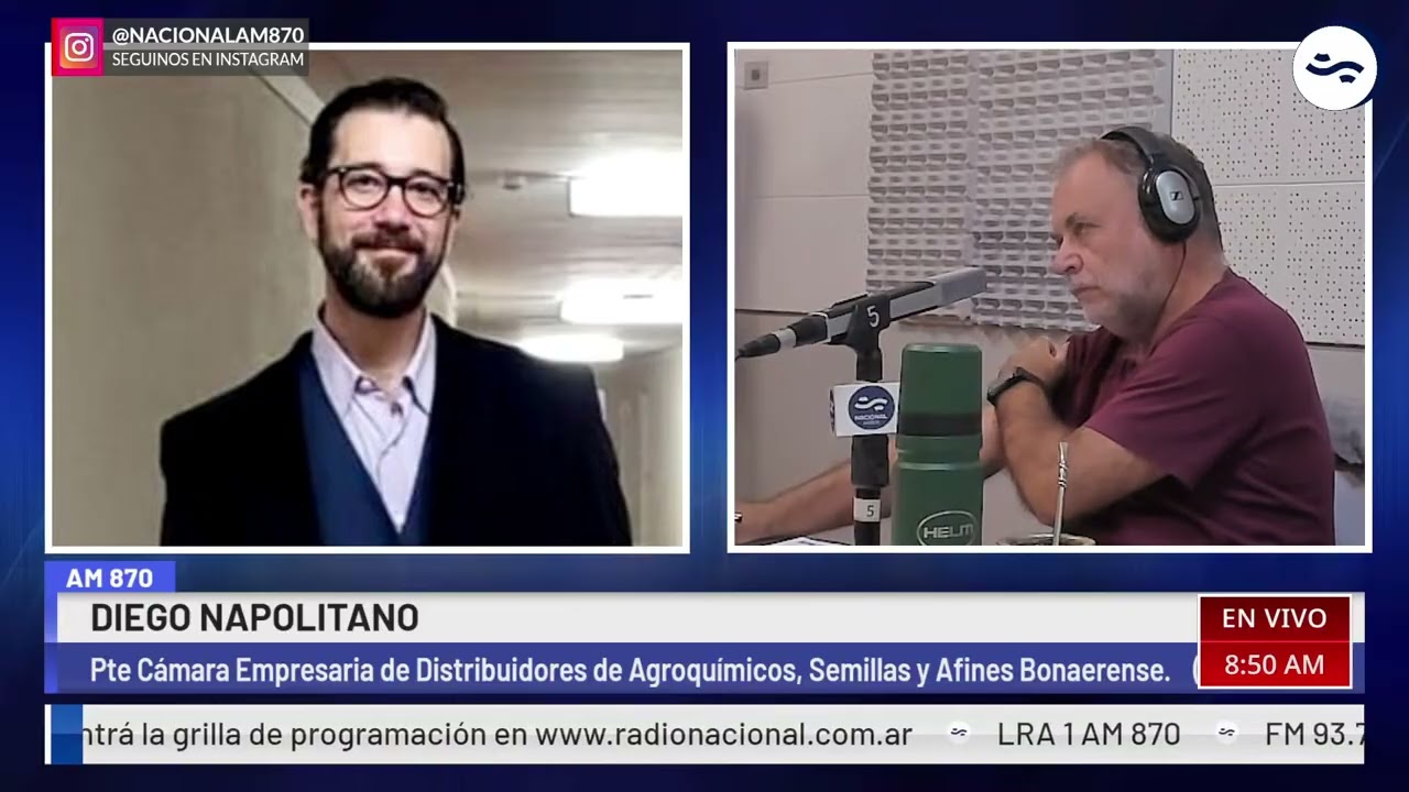 Diego Napolitano Pte de la Cam Empr de Distribuidores de Agroquímicos, Semillas y Afines Bonaerense