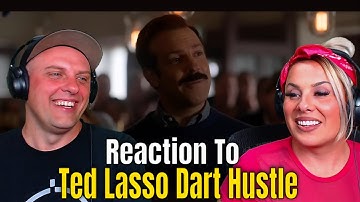 First Time Reaction To Ted Lasso Dart Hustle | THE WOLF HUNTERZ REACTIONS