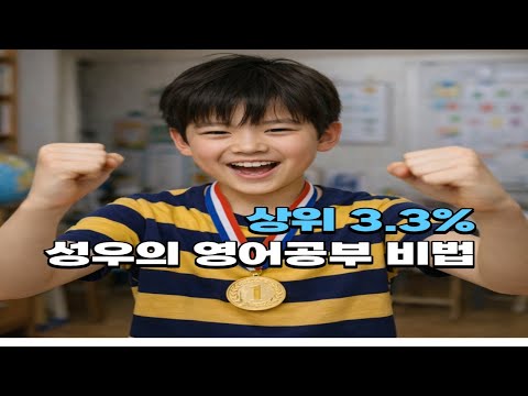 우등생 성우의 공부비법 #한솔동_첫마을_5단지_영어_공부방_윤선생_우리집앞_영어교실