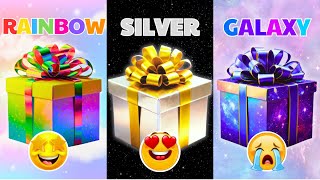 Choose Your Gift 🎁| Rainbow, Silver Or Galaxy 🤩😍😭| Are You A Lucky Person Or Not?