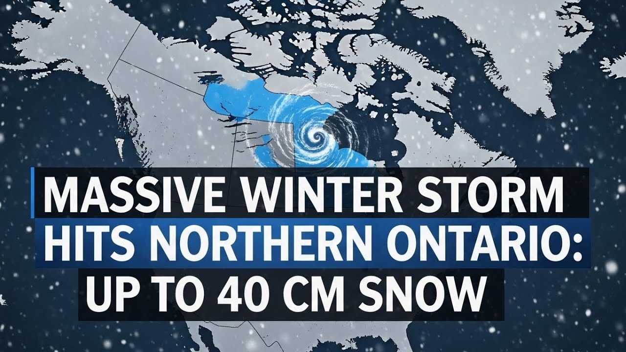 Massive Winter Storm Hits Northern Ontario: Up to 40 cm Snow & 90 km/h ...