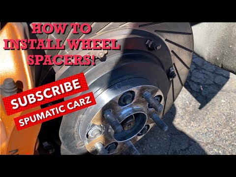 How To PROPERLY Install Wheel Spacers on Nissan GTR - YouTube
