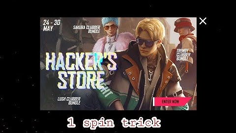 HACKERS STORE FREE FIRE NEW EVENT ||1SPIN TRICK HACKER STORE|| #FREEFIRE #HACKERSSTORE