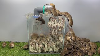 入手可能な材料からのネズミ捕り / シンプルな素材でネズミ捕りを作る方法 / 健康で安全なネズミ捕り
