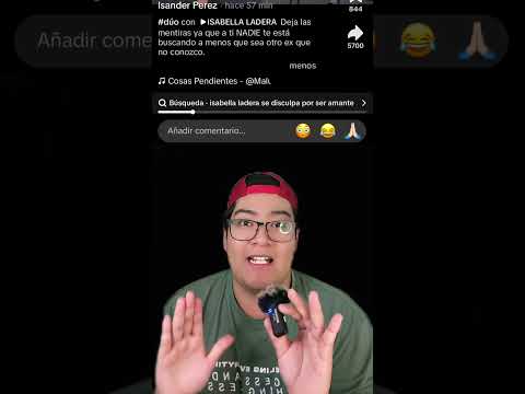 ISANDER LE RESPONDE A ISABELLALADERA #isanderperez #isabellaladera #