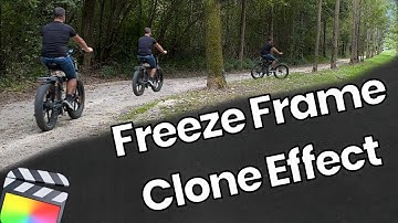 Create Amazing Freeze Frame Clone Effect in Final Cut Pro!