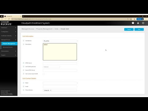 Cloudpath Enrollment System—MDU Tenant Portal (Part 2)