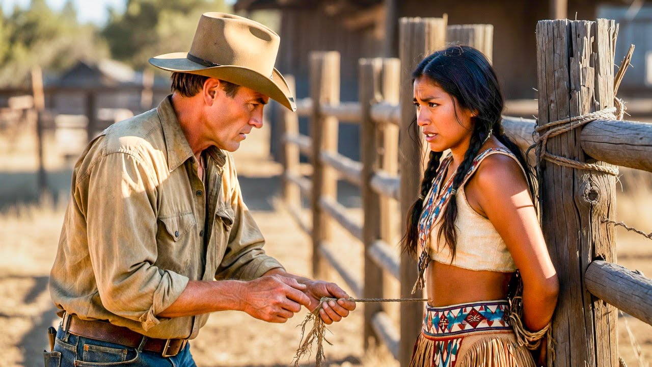 “Do Whatever You Want, Cowboy” Said the Apache Woman Who Was Tied To The Rancher’s Gate - But Then…