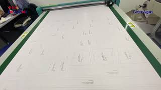 Flatbed Inkjet Cutting Plotter #plotter #inkjet #cuttingplotter #cad #pattern #patterns #cad