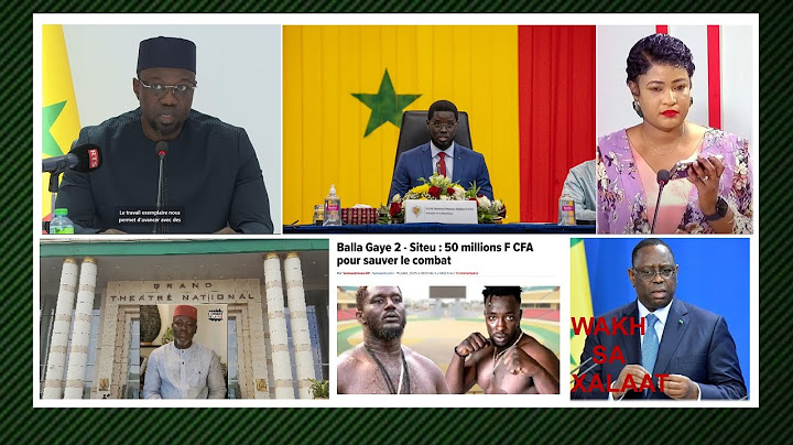 DIOMAYE PARLE ENFIN...SONKO ACCÉLÉRE LE RYTHME...NGONÉ SALIOU DÉBALLE...SITEU VS BALLA GAYE SAUVÉ...