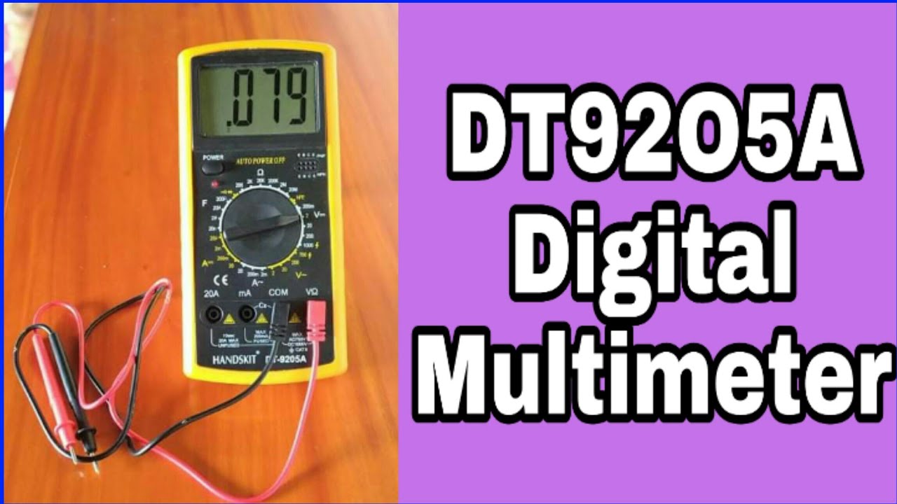Digital multimeter unboxing review. HANDSKIT DT 92O5A DIGITAL