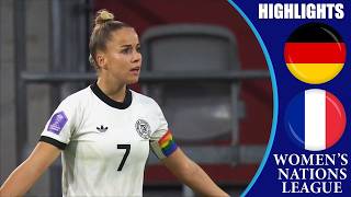 Germany vs France || HIGHLIGHTS || UEFA Women's Nations League 2025 Semi-Final