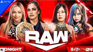 WWE 2K24 (PS5 PRO) - LIV MORGAN &amp; RAQUEL RODRIGUEZ vs. DAMAGE CTRL | RAW, DEC. 02, 2024 [4K 60FPS]