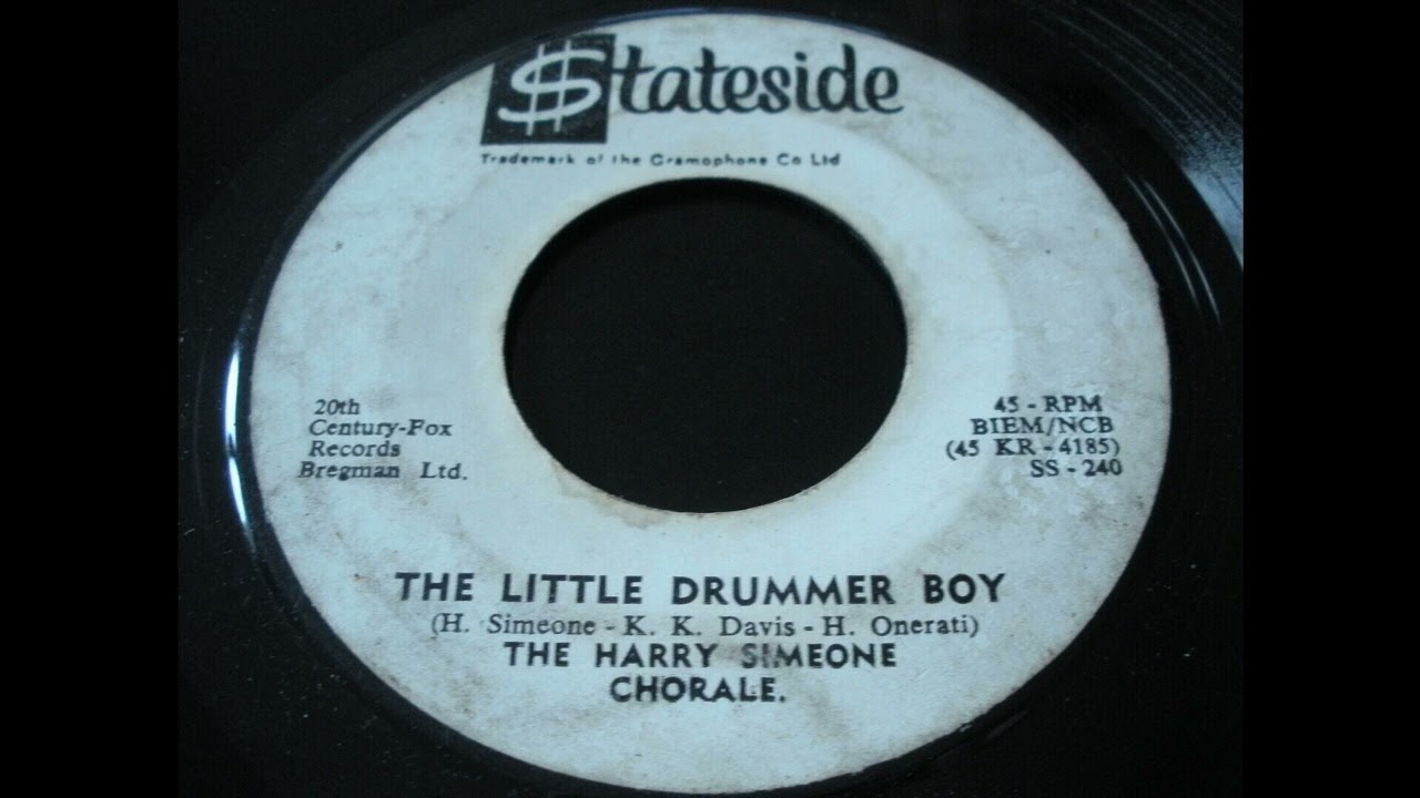Harry Simeone Chorale - The Little Drummer Boy - Stateside 7inch JA 1963
