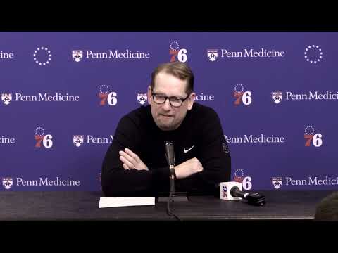 No Joel Embiid - Sixers lost to Heat on Christmas - #Sixers Coach Nick Nurse Press Conference #nba