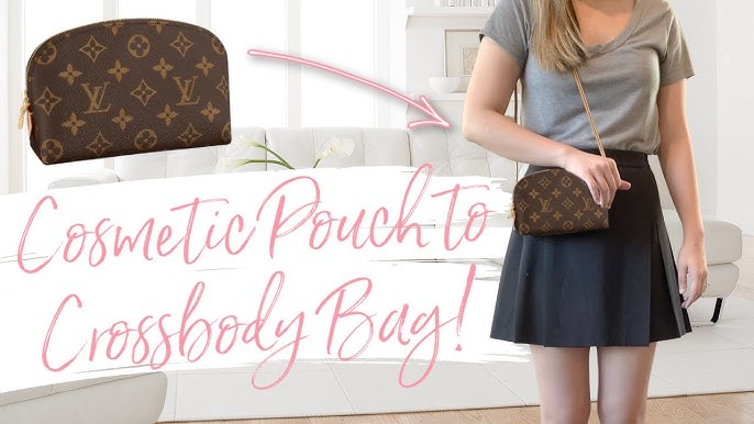 I converted my Louis Vuitton daily pouch into a crossbody bag