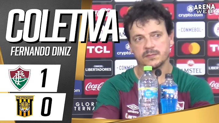 COLETIVA FERNANDO DINIZ | AO VIVO | Fluminense 1 x 0 The Strongest - Conmebol Libertadores 2023
