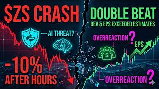$ZS Stock Crash: Why Zscaler Dropped 10% on a Double Beat (AI Threat or Overreaction?)